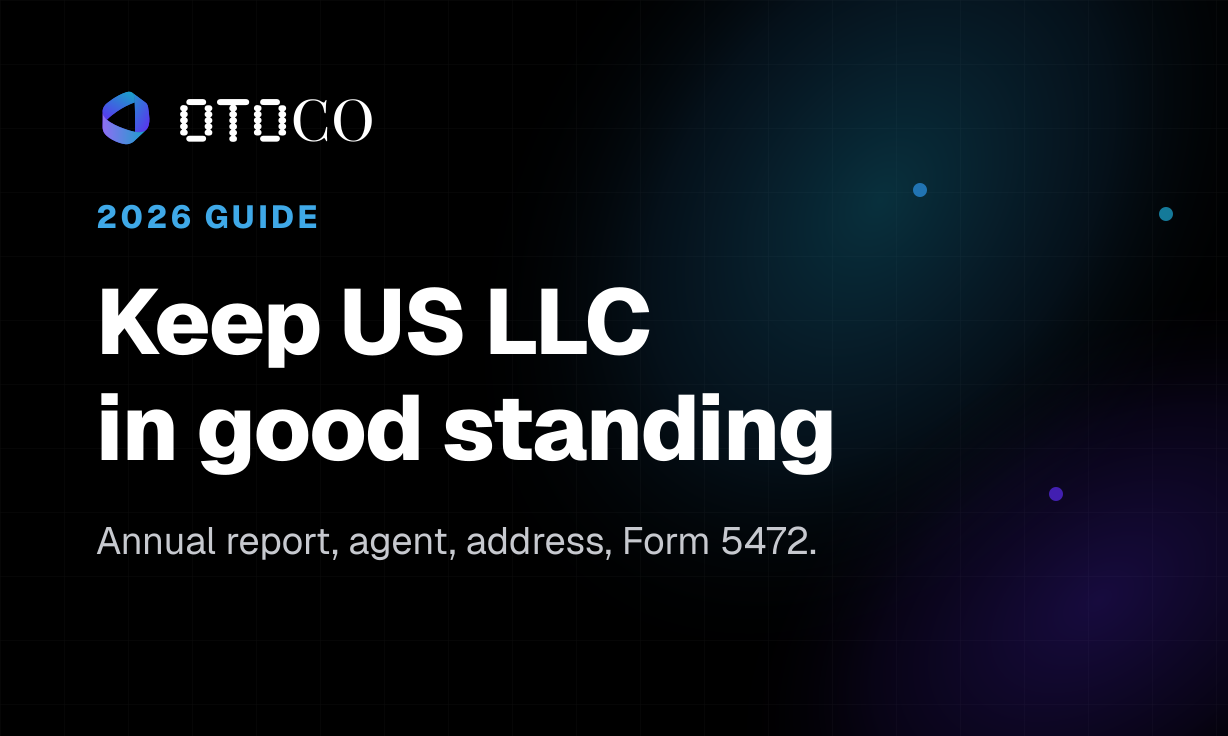 Keep US LLC in good standing — 2026 Guide