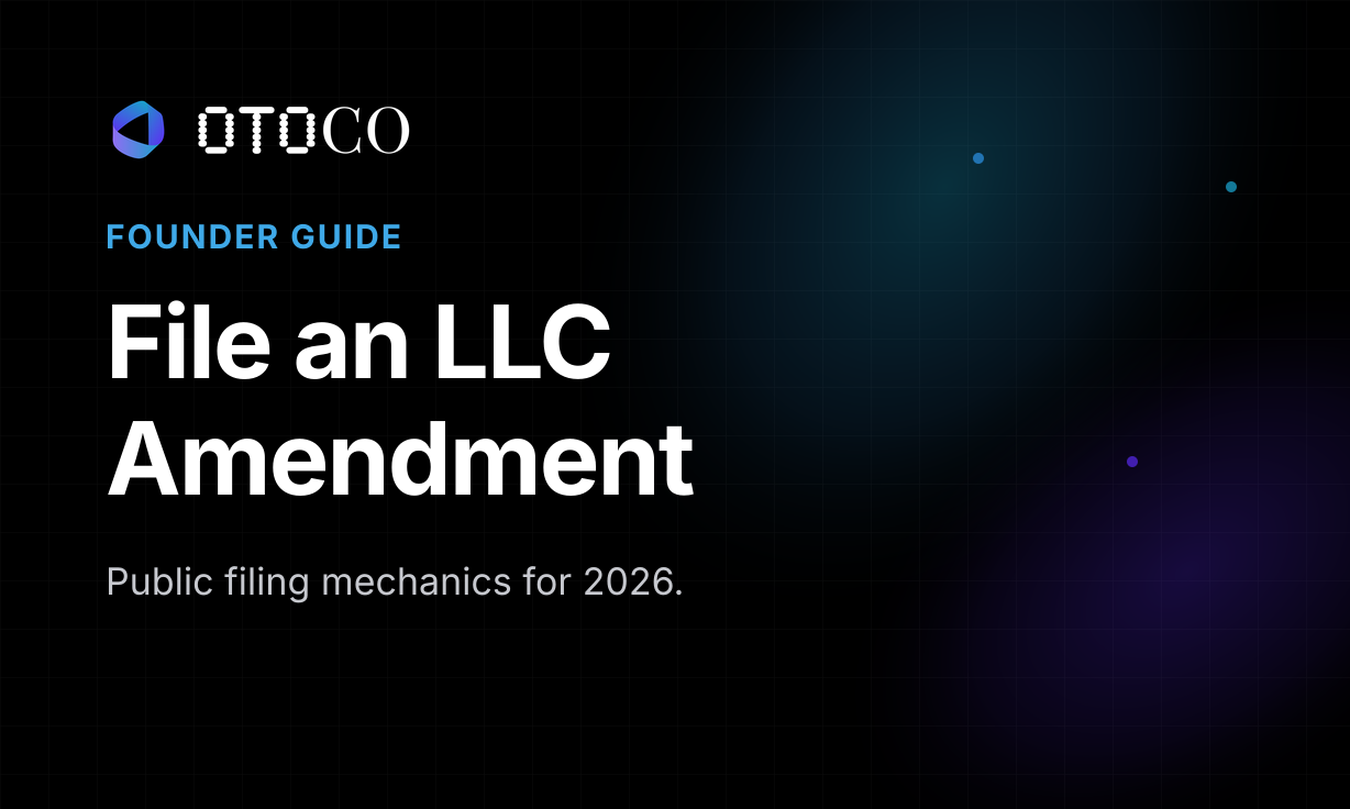 How to File a Certificate of Amendment for a US LLC (2026 Guide)