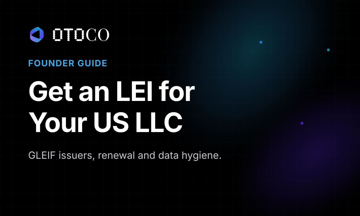 How to Get an LEI (Legal Entity Identifier) for Your US LLC (2026 Guide)