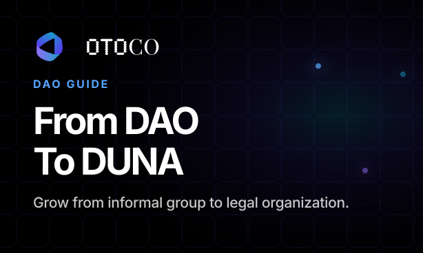 OtoCo card: From DAO To DUNA