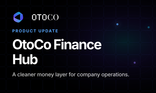 OtoCo card: OtoCo Finance Hub