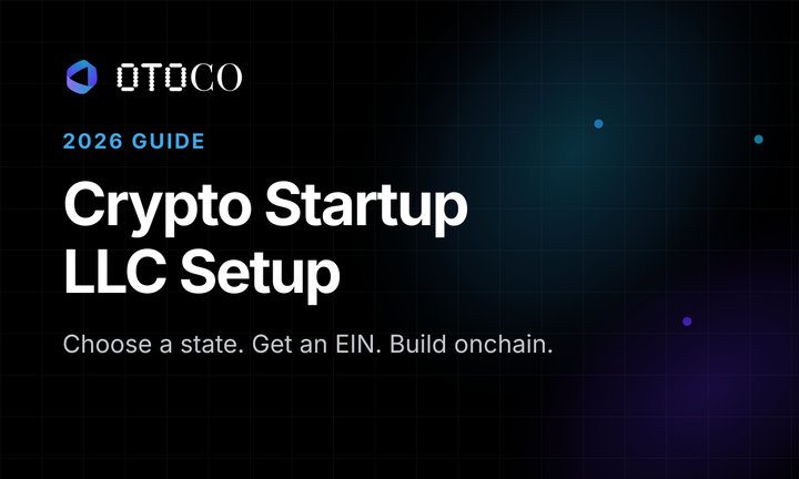 Crypto Startup LLC Setup
