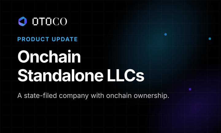 Onchain Standalone LLCs