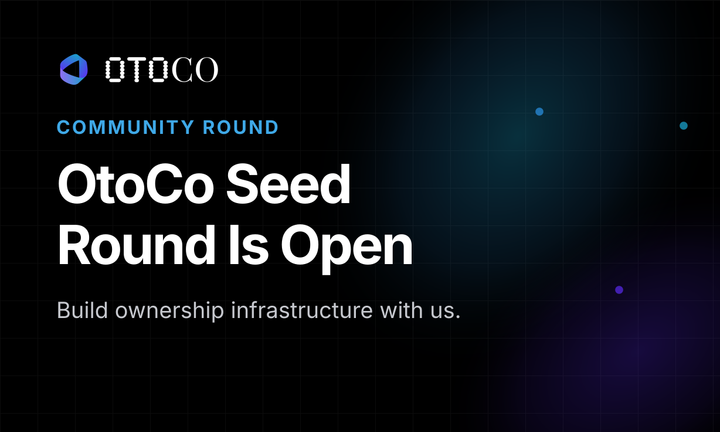 OtoCo Seed Round Is Open