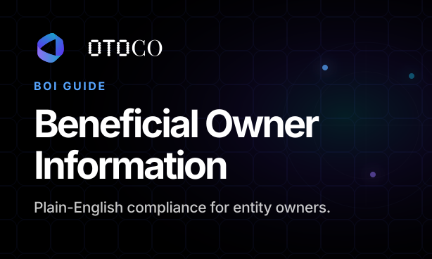 OtoCo card: Beneficial Owner Information