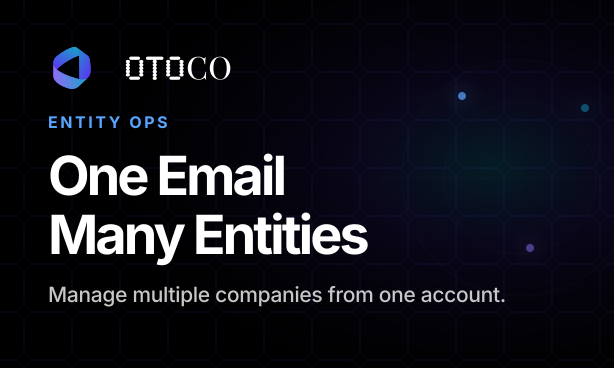 OtoCo card: One Email Many Entities