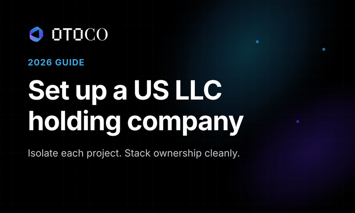 Set up a US LLC holding company (2026 GUIDE)