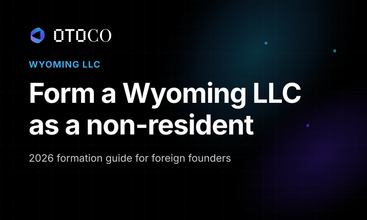 Form a Wyoming LLC as a non-resident: 2026 formation guide for foreign founders