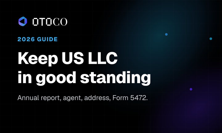 Keep US LLC in good standing — 2026 Guide