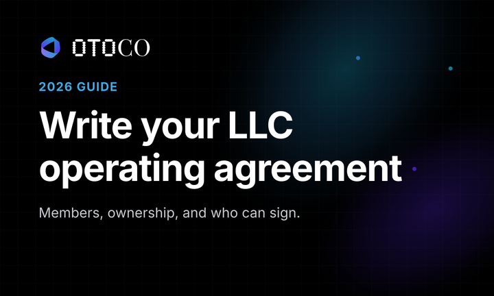 How to write an operating agreement for a US LLC — 2026 guide