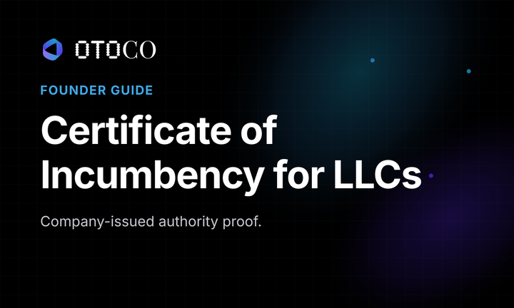 How to Get a Certificate of Incumbency for a US LLC (2026 Guide)
