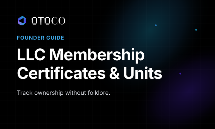 How to Issue LLC Membership Certificates and Track Units (2026 Guide)