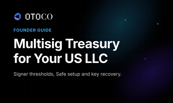 How to Set Up a Multisig Treasury for Your US LLC (2026 Guide)