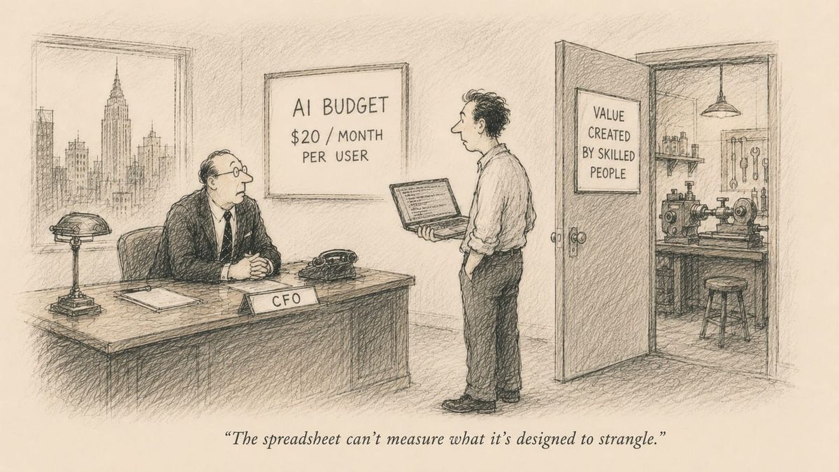Fire Your CFO. (Fine — Keep Him. But Ditch the Token Budget.)