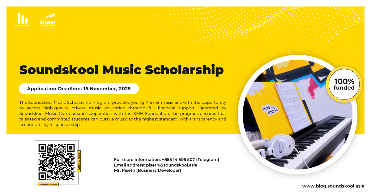 Soundskool Music Scholarship Program 2025-2026