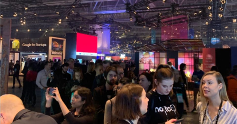 Attendees at a conference