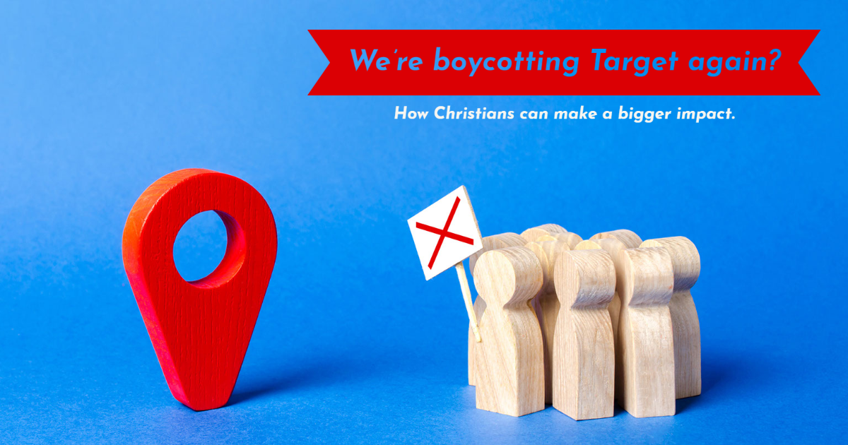 We're boycotting Target again?