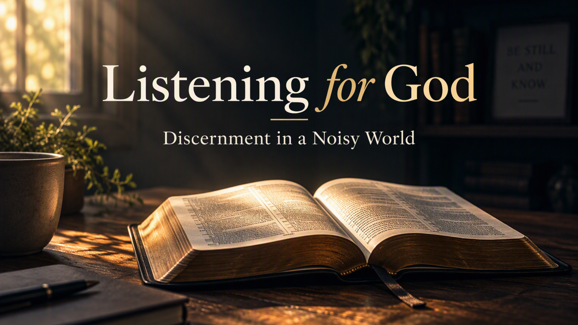 Listening for God (Discernment in a Noisy World)