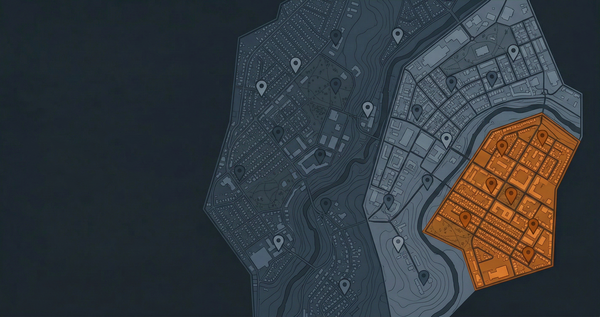 Strategic map showing workflow zones divided by AI autonomy level