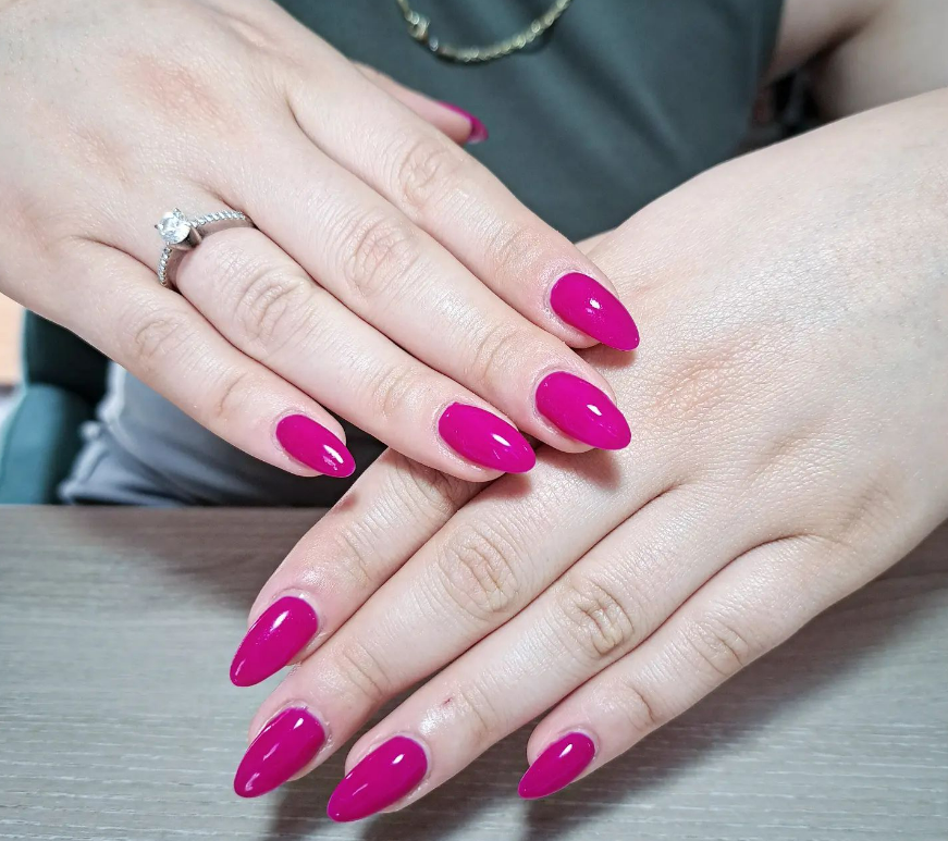 Magenta Nails