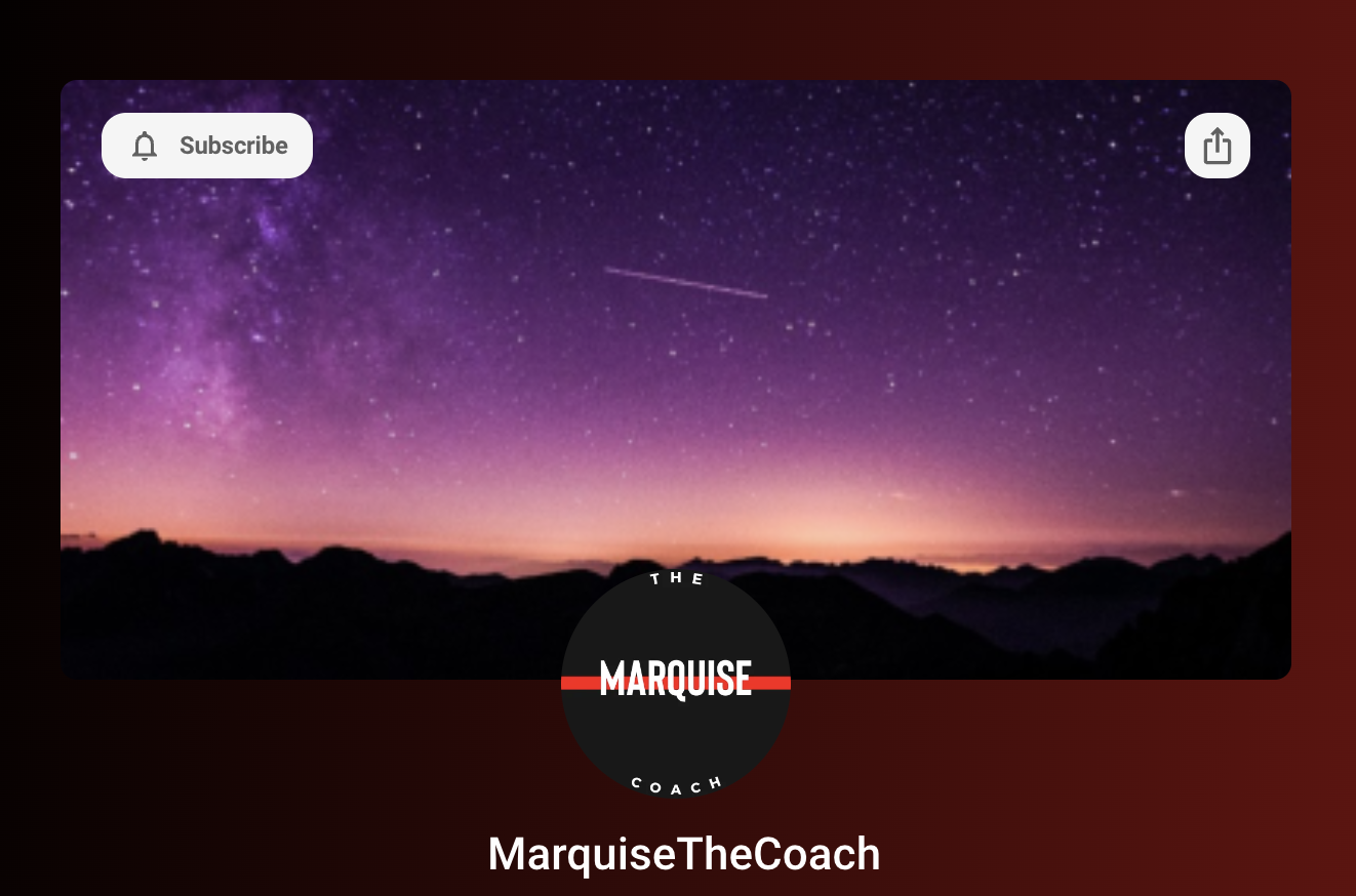 screenshot of Marquise West's website