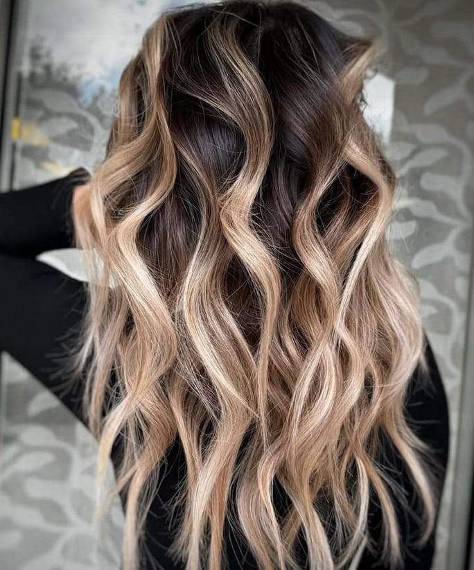 Balayage hair