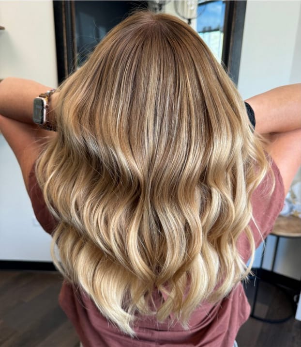 Reverse balayage