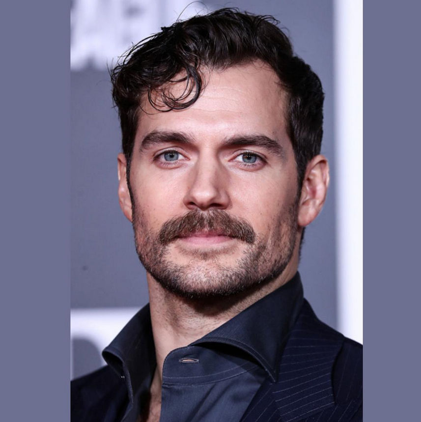 Henry Cavill's beardstache with Chevron mustache
