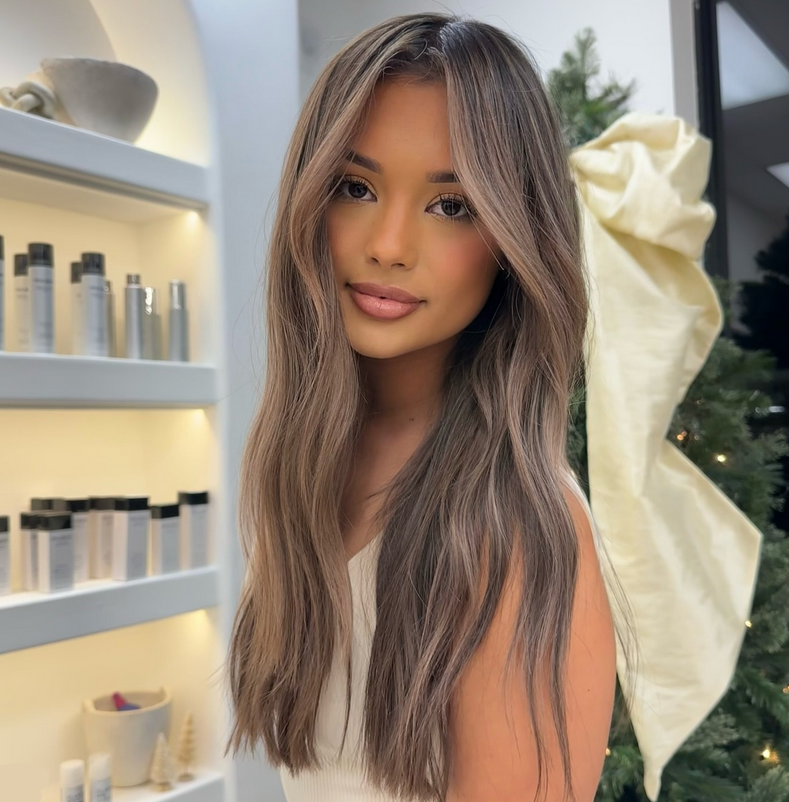 Milk Chocolate Brown hair color / Bronde blend