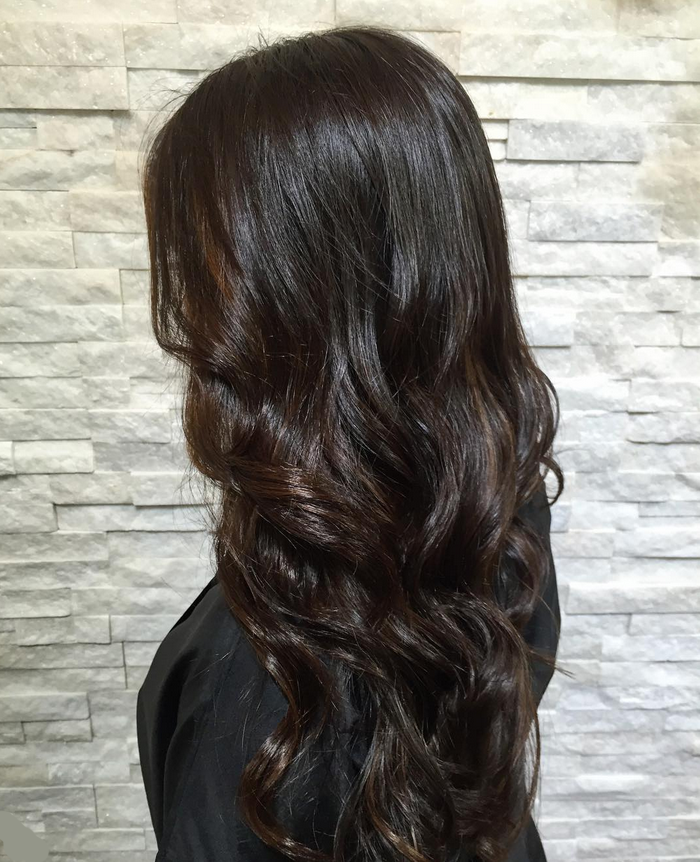 Dark espresso hair color
