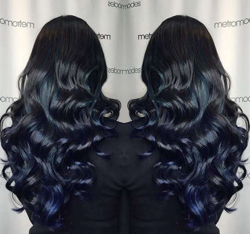 Lacquer Black hair color