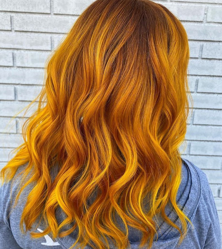 Marigold hair color