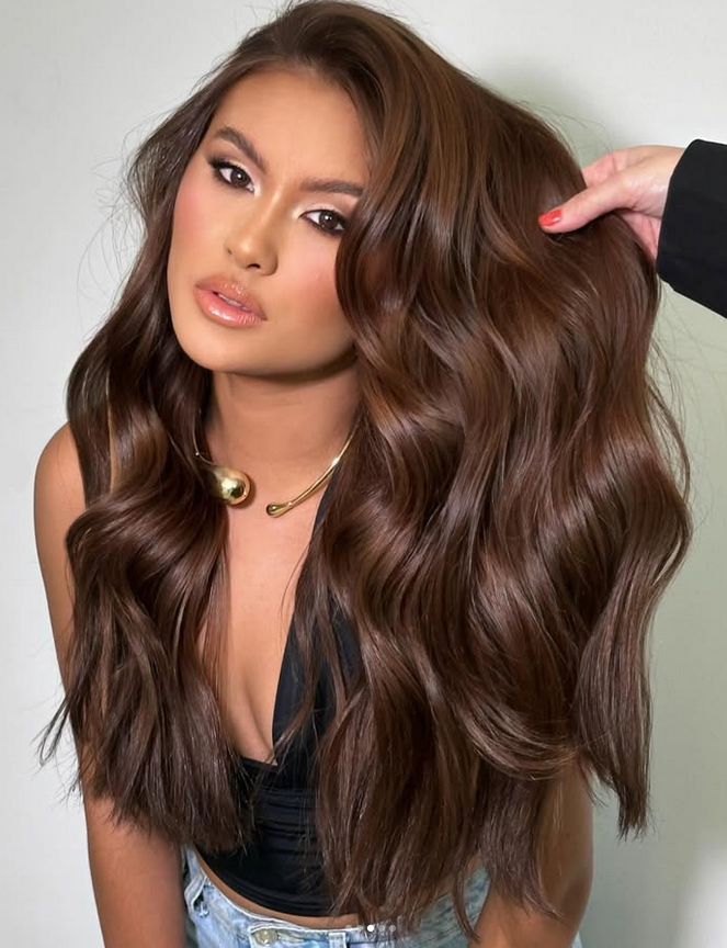 Mocha Mousse hair color
