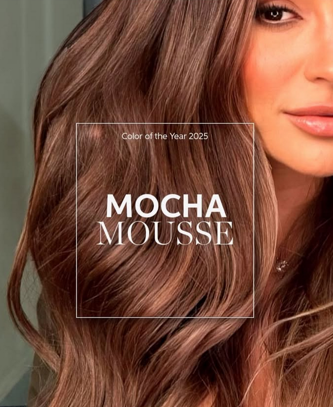 Mocha Mousse hair