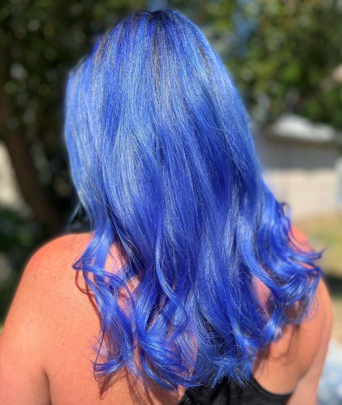 Sapphire hair color