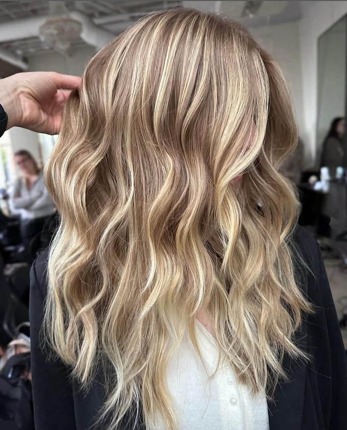 Sunkissed blonde hair