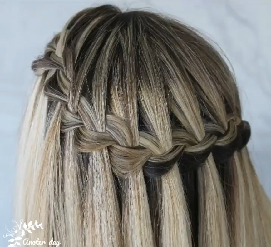 Waterfall braid