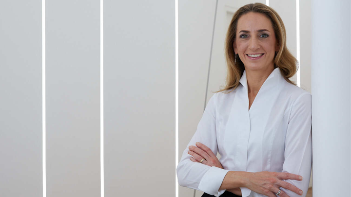 Bitpanda appoints Barbara Edelmann as Chief Financial Officer, pictured in Vienna HQ. 