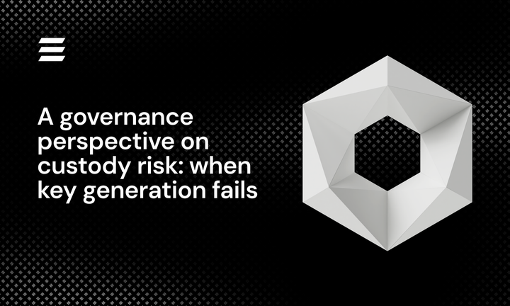 A Governance Perspective on Custody Risk: When Key Generation Fails