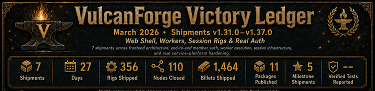 Victory Ledger - March 2026
