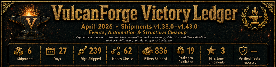 Victory Ledger - April 2026