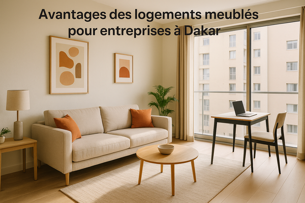 Avantages des logements meublés pour entreprises à Dakar