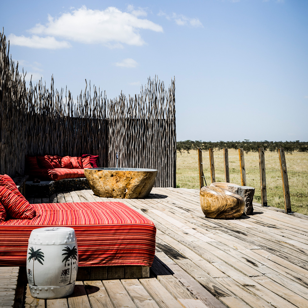 Segera luxury villas and landscape