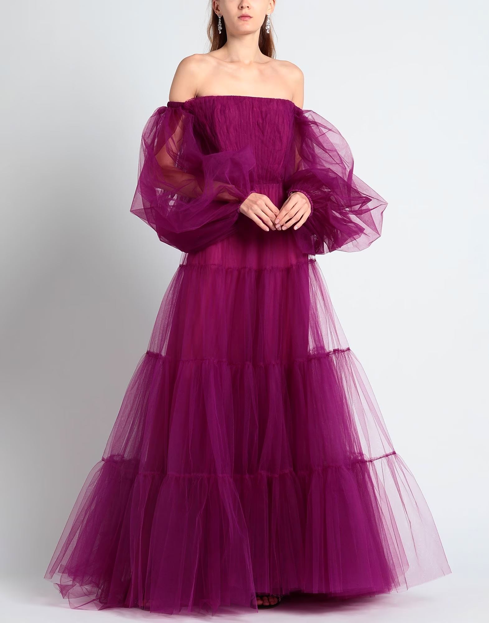 Floor length gown formal Christmas
