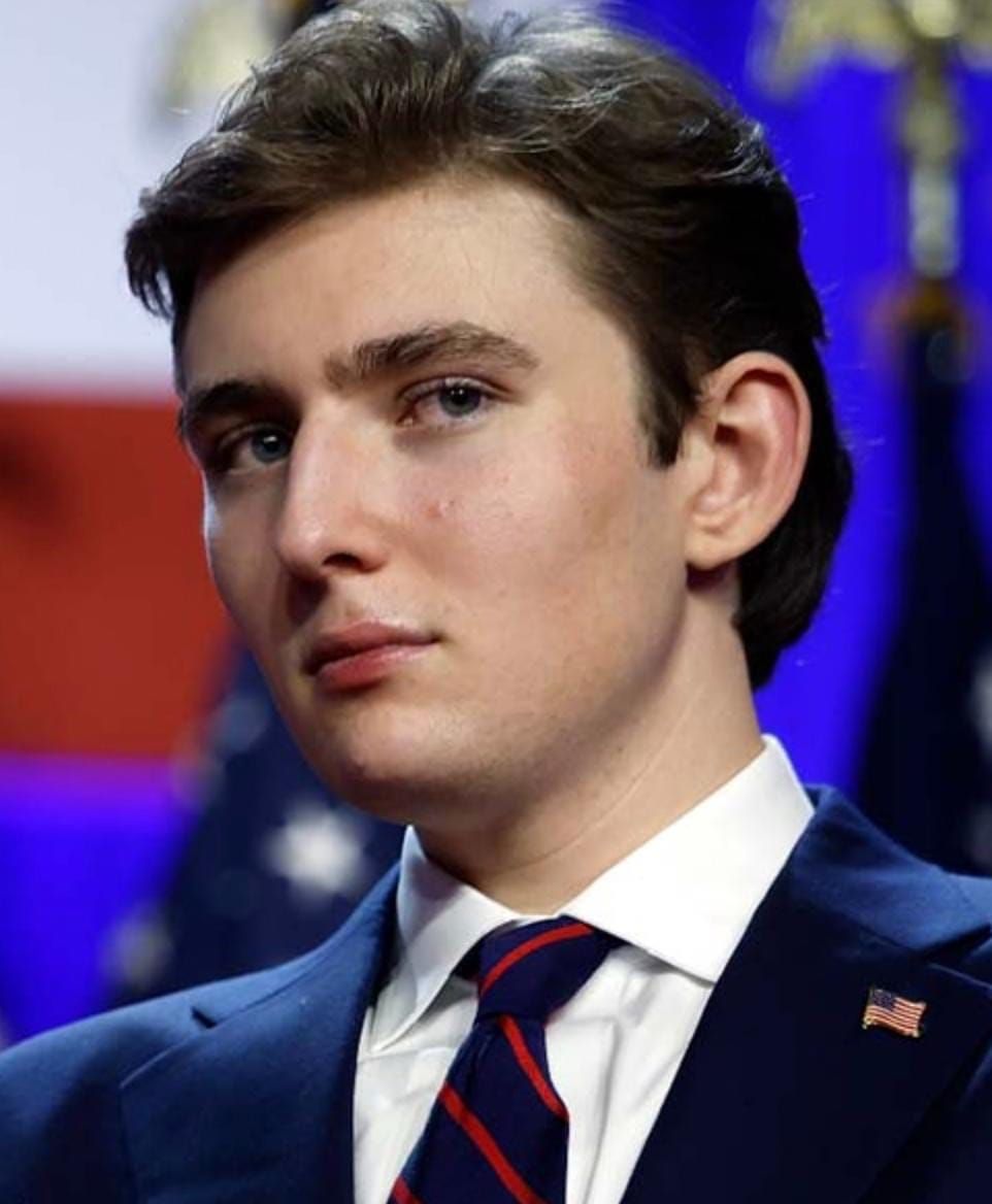 Why do Donald and Melania Trump choose to keep their son, Barron, out of the public eye?