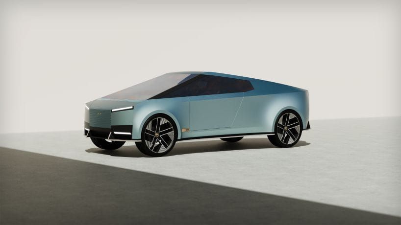 Jaguar Type 00 Meets Tesla Cybertruck in Studio Enemy’s Bold Concept Car