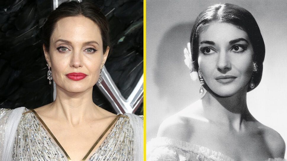 Angelina Jolie as Maria Callas in the 2024 biopic Maria