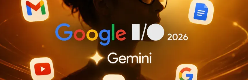 A dynamic display showing the Google Gemini interface integrating with Gmail, Docs, and Search, representing the new "Personal Intelligence" ecosystem of 2026.