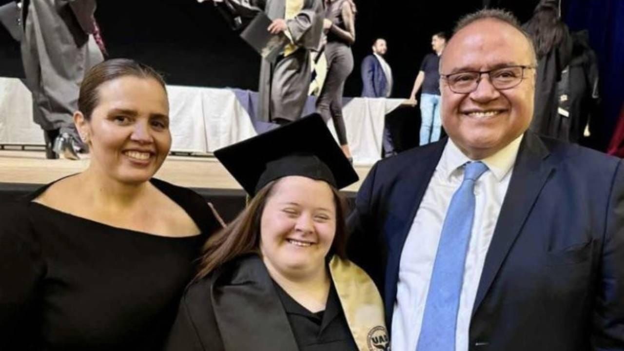Ana Victoria Espino de Santiago, 25, became the world's first lawyer with Down Syndrome. She graduated from a Mexican university.