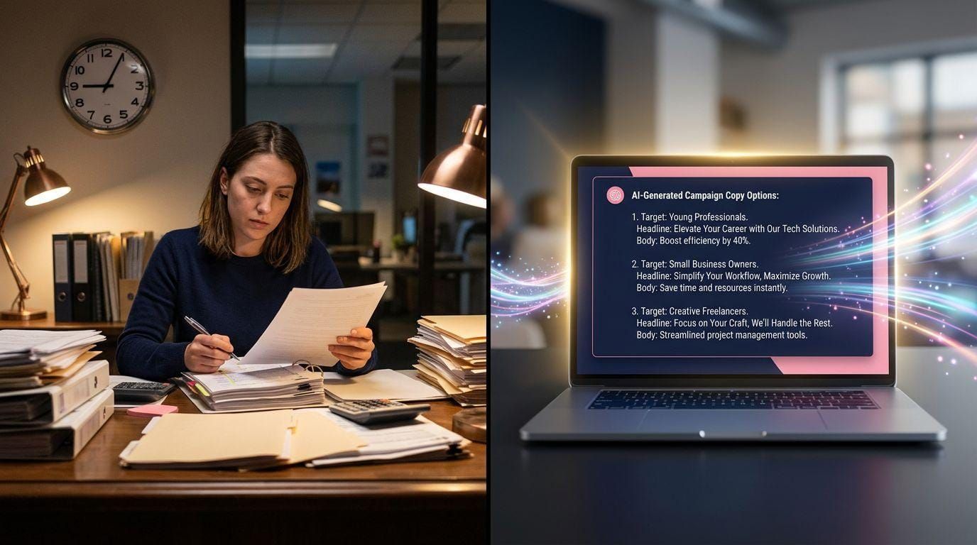 She was a top copywriter at Google. Then AI fired her in 10 minutes. Here's what happened and what it means for your job.